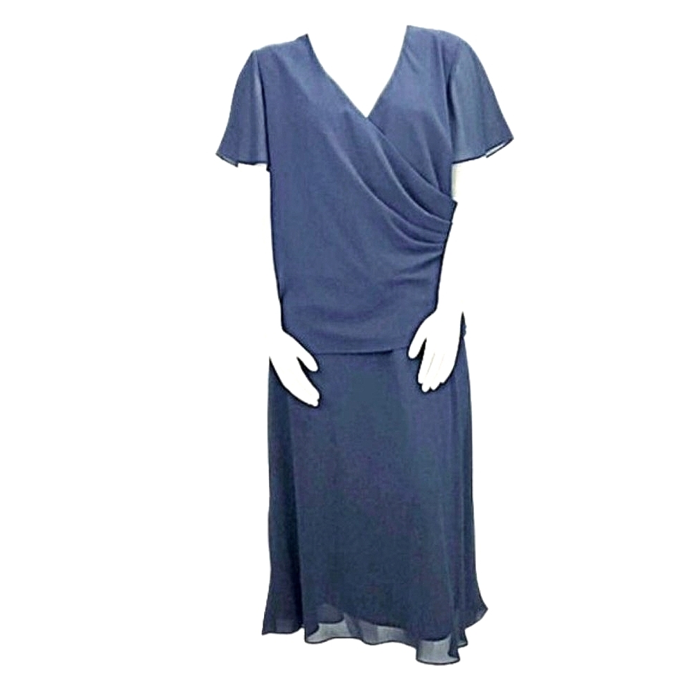 Jessica London Dark Blue Maxi-Dress